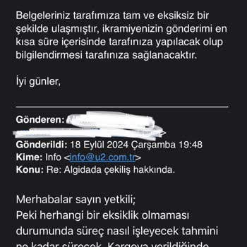 U2 Oyalama Ve Hizmet Vermeme Şirketi