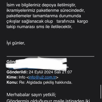 U2 Oyalama Ve Hizmet Vermeme Şirketi