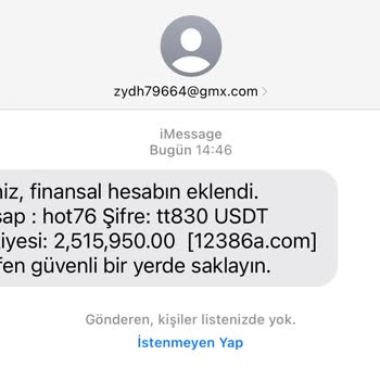 Gmail Finansal Hesap Ekleme Bildirimi