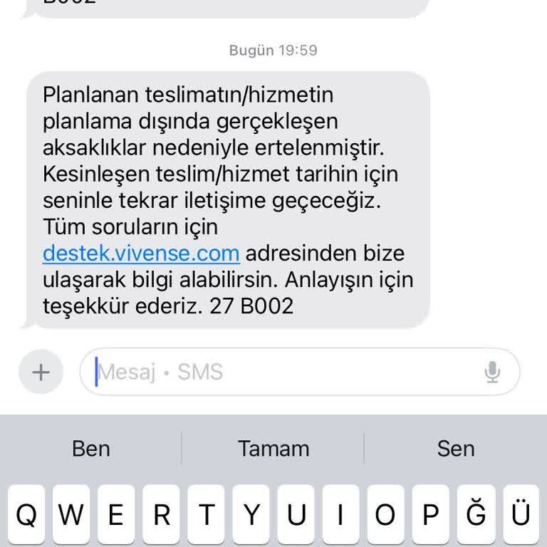 Vivense De Lora Genç Odası Takımı Mağduriyeti