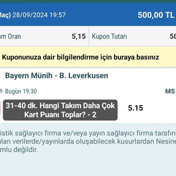 Nesine.com İade Kupon