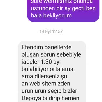 Butik Ponçik Butik Poncik'ten Alışveriş Sonrası Yaşanan Sorunlar