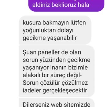 Butik Ponçik Butik Poncik'ten Alışveriş Sonrası Yaşanan Sorunlar