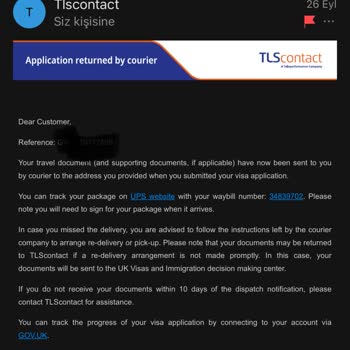 TLSContact'in UPS'e Teslim Ettiği Pasaport Kayıtlarda Yok!