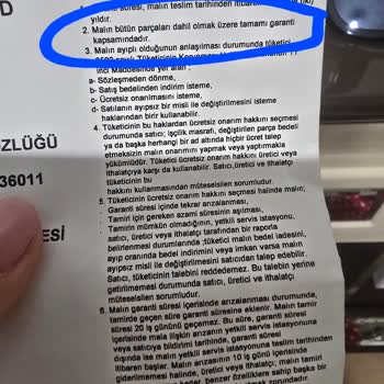 Boyner Ankamall Garantili Ürünüm Tomford Gözlük Kılıfı Talep Ediyorum!
