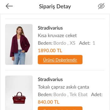 Stradivarius'tan Eksik Ürün İlgisizlik