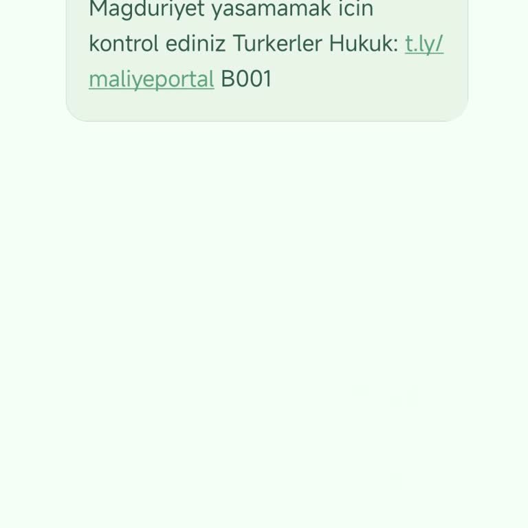 TA UZLASMA (SMS) Türkerler Hukuk Mağduriyeti