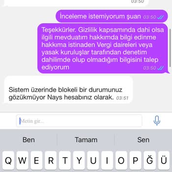 Nays Kullananlar İçin Ödeme Uyarısı