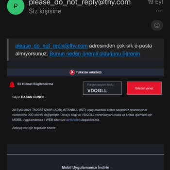 THY Ücretini Ödediğim Geniş Koltuğu Başka Yolcuya Verdi