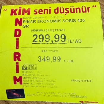 Kim Market Görece Fiyat Uyumsuzluğu
