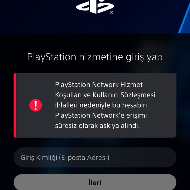 PlayStation Network Süresiz Askıya Alınma Yardım Edin.