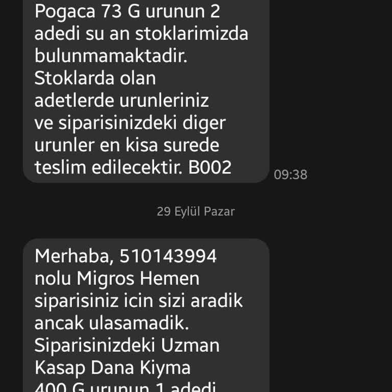 Migros Hemen Siparişlerinde Yanıltıcı Reklam Ve Stok Sorunları