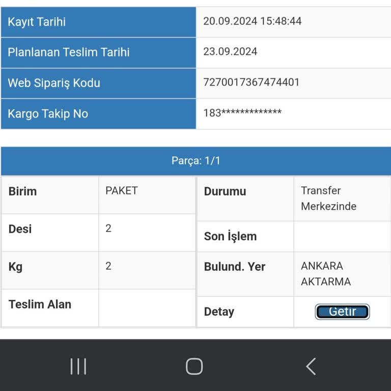Sürat Kargo Şikayet Kargo Aktarmada Takılı Kaldı