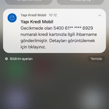 Yapı Kredi Bankası Ödeme Yaptığım Halde İhbarname Gönderildi