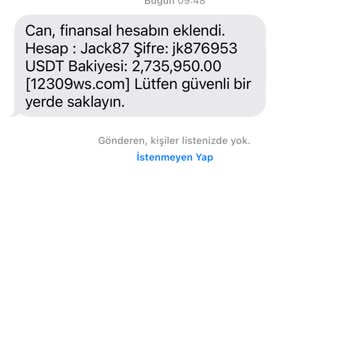 Meta Hesabıma Ait Şikayet- Gönderilen Mesaj