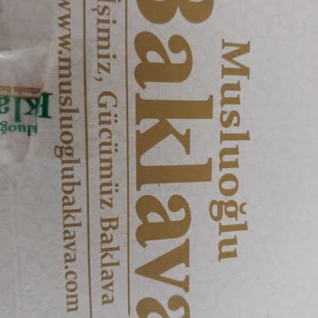 Musluoğlu Baklava Gmk Bulvarı'ndaki Musluoğlu'nda Kalitesiz Ve Pahalı Baklava