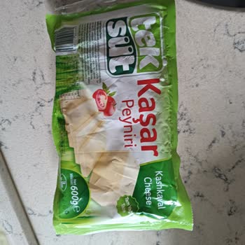 Tek Süt Kaşar Peynir De Ki Gaz Tadı