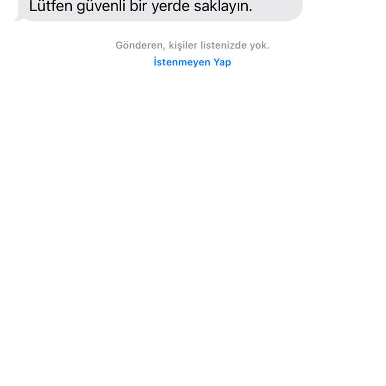 Meta İstenmeyen Spam Mesaj