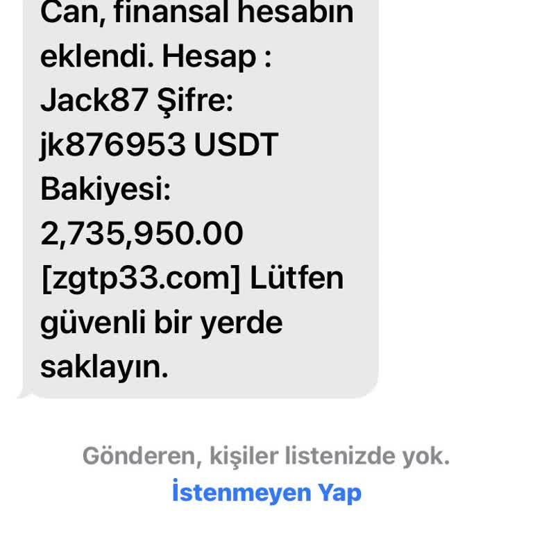Zgtp33.com Adresinden Mesaj Aldım Meta Şirketi Sorumludur
