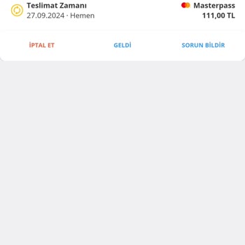 Bisu Sipariş Verdim, Su Gelmedi Ve İletişim Kurulamıyor