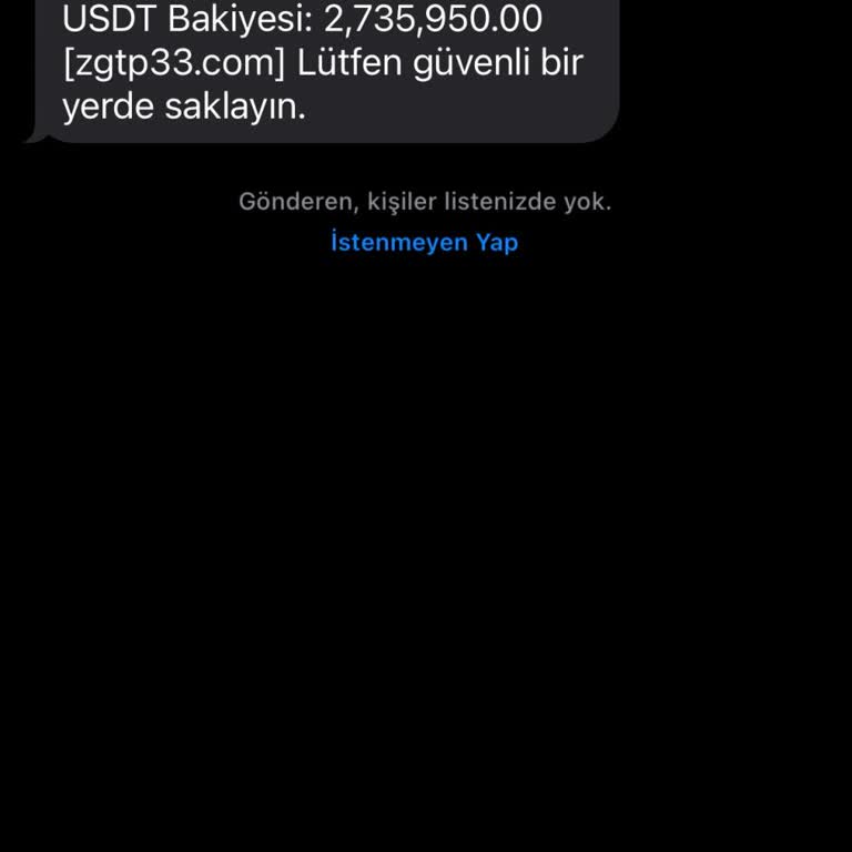 Meta Zgtp33.com Adresinden Gelen Mesaj