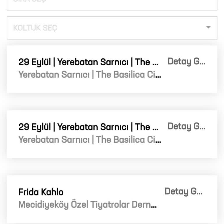 Passo' Dan Alınan Biletler İptal Ve Açığa Alma İşlemi Yapılmıyor
