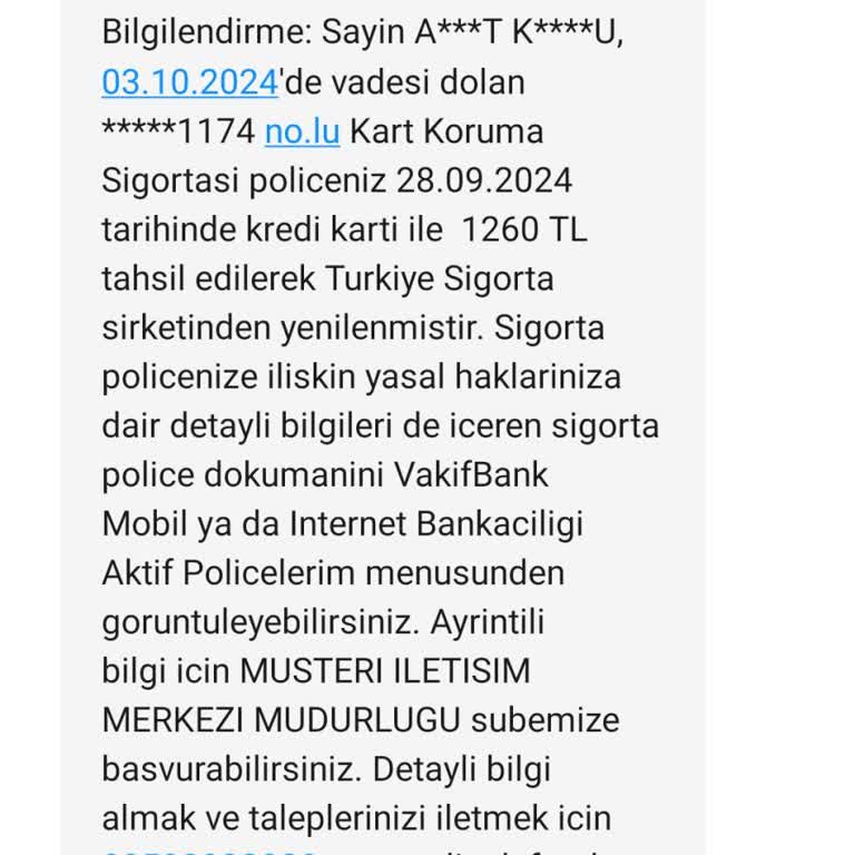 VakıfBank Sormadan Poliçe Yapıyor.