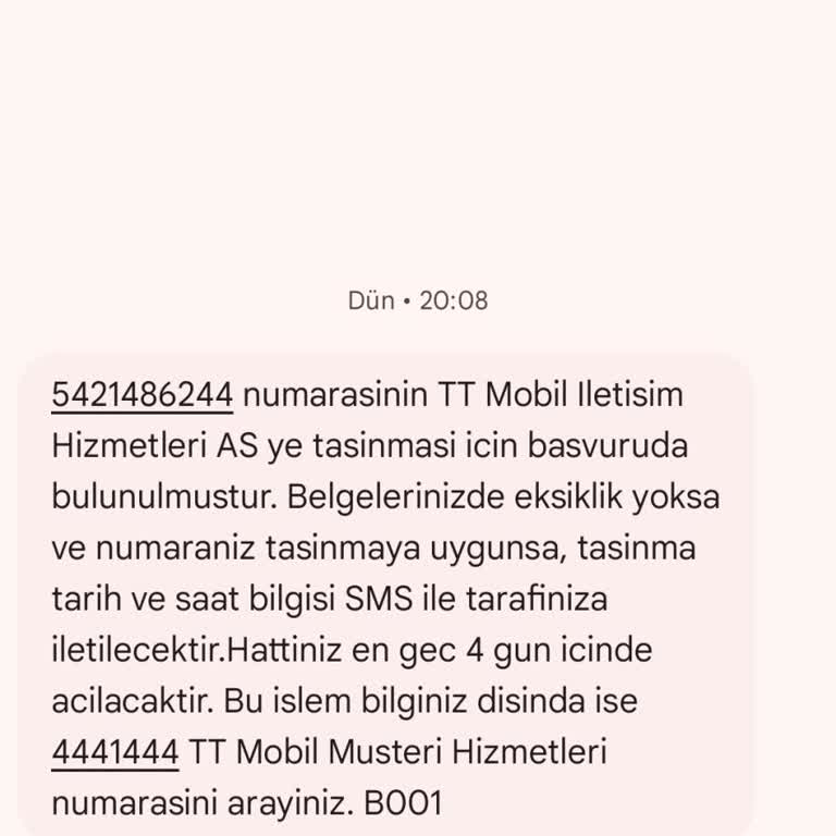 Türk Telekom İsteğim Dışında Hat Taşınma