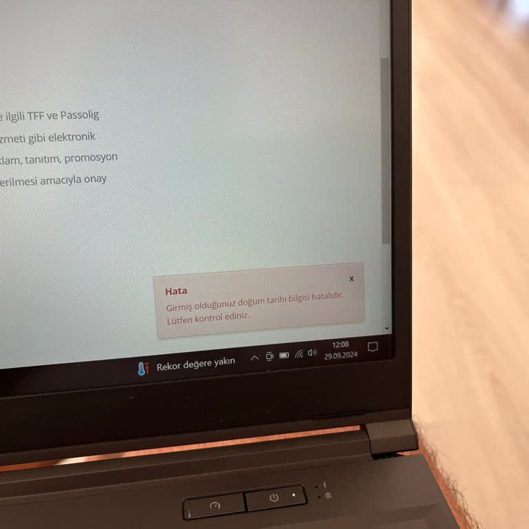 Passolig Doğum Tarihi Hatası