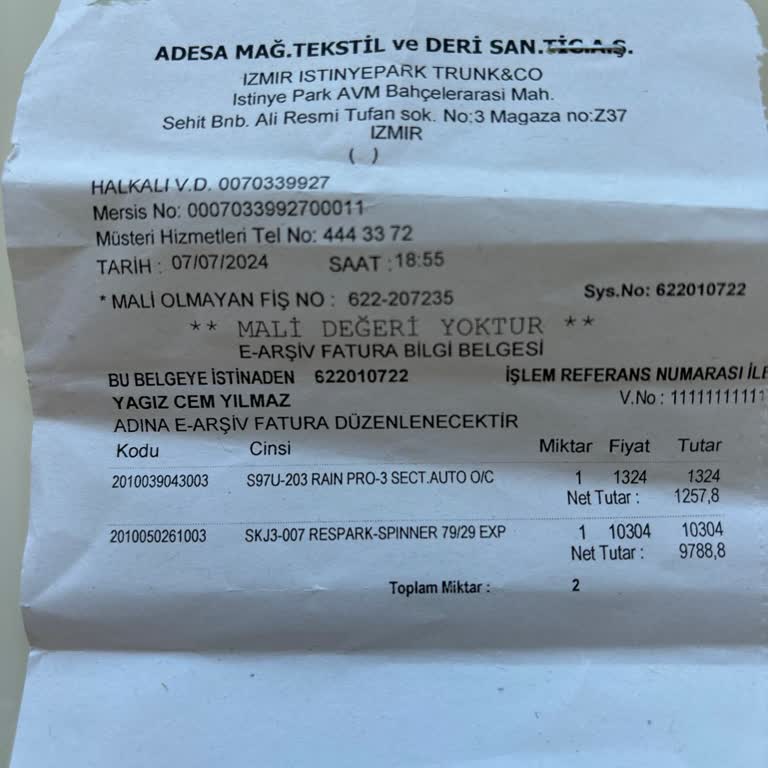 Samsonite İzmir İstinye AVM Adesa Mağaza Şikayet