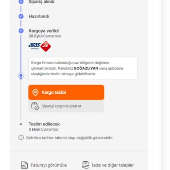Hepsiburada Siparişimi Kayseri Yerine Yozgat'a Gönderip Yozgat'dan Almamı İstiyor.