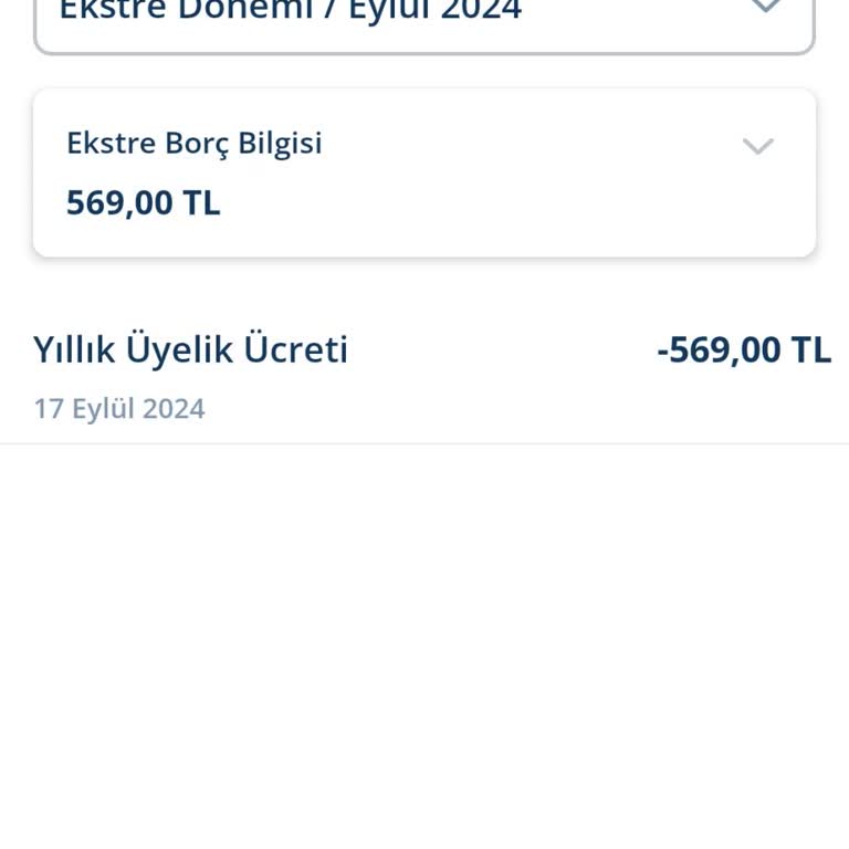 Denizbank Yapılandırmada Kapalı Kredi Kartından Üyelik Ücreti Alması