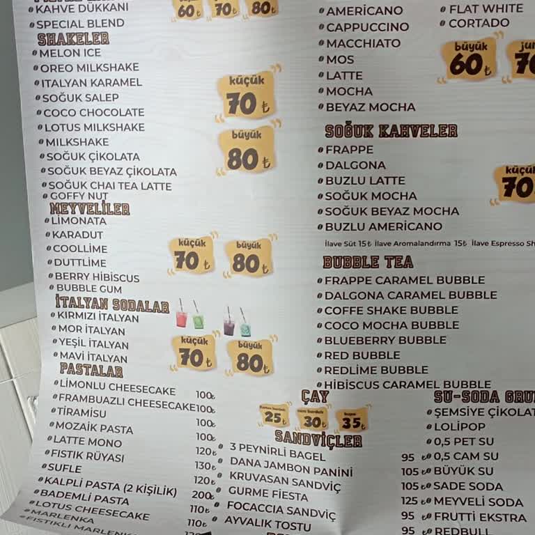 Kahve Dükkanı Sipariş Teslimatında Yaşanan Sorun