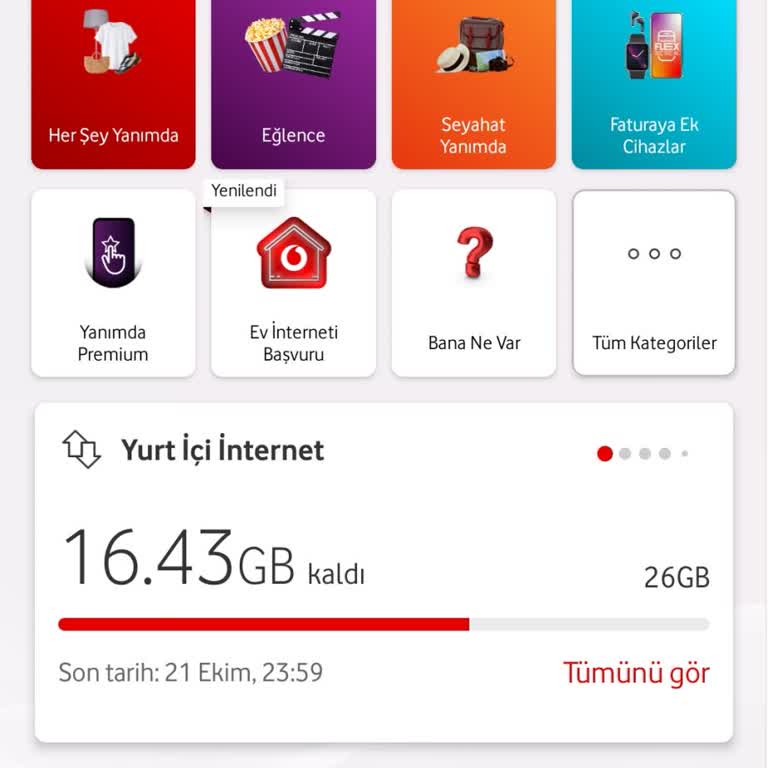Vodafone Tarife Değişiminde Sınırsız Paket Sorunu