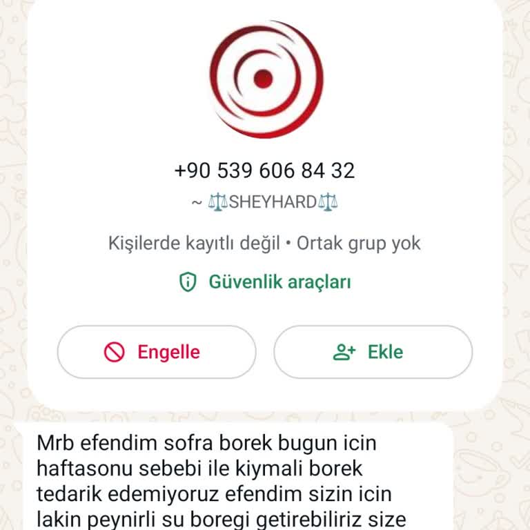 Sofra Börek Baklava Doğum Gününde Hayal Kırıklığı: Kıymalı Börek Siparişi Sorunu