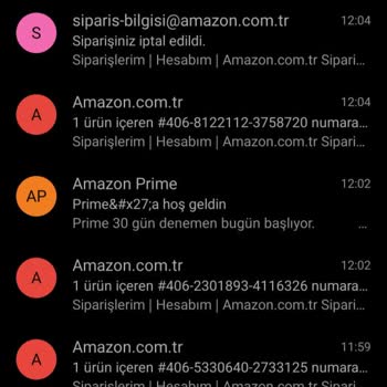 Amazonda Şüpheli İşlemler