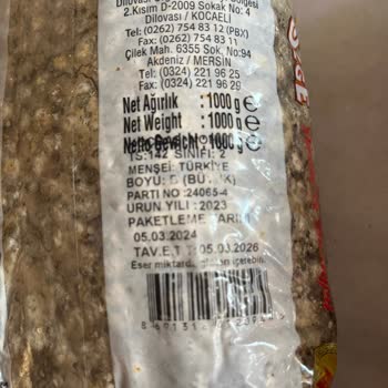 Göze Tarım Göze Bakliyat Nohut