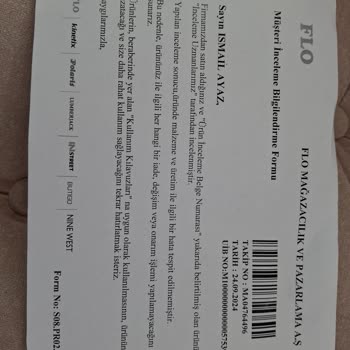 Kinetix Ayakta Yara Yapan Ayakkabıyı Değişim Yapmak İstiyorum