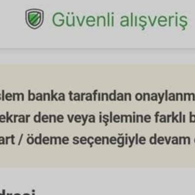Ziraat Bankası Ziraat Alışveriş Onaylamıyor