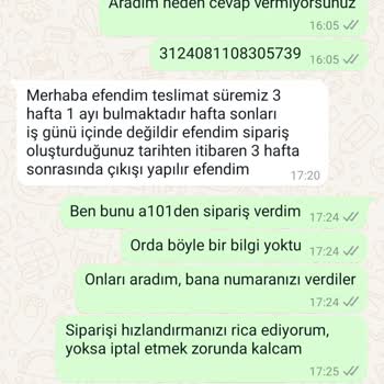 A101 Den Aldığım Tiamob Marka Dolap 49 Gündür Hala Hazırlanıyor.