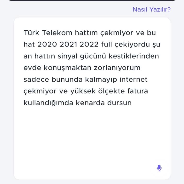 Türk Telekom Hattım Çekmiyor Ve İnternet Sorunu Yaşıyorum