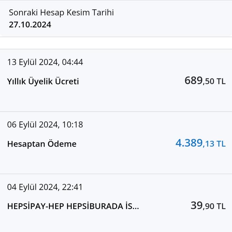Denizbank Yıllık Kart Ücreti