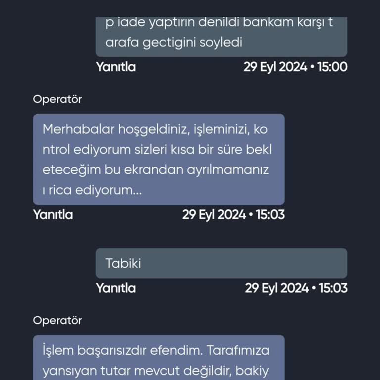 Baywin De Yatırdığım Paranın Hesabıma Geçmemesi