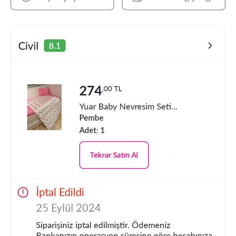 Pazarama İlk Siparişimde Hayal Kırıklığı: Ürün İptali Ve Ücret İadesi Sorunu