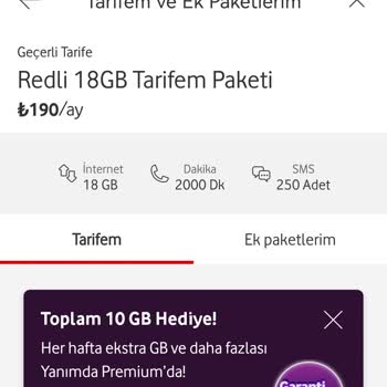 Vodafone Paket Detayları ve Canlı Destek Sorunu
