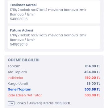 Waikiki İptal Edilen Siparişteki Kuponumu Vermiyor