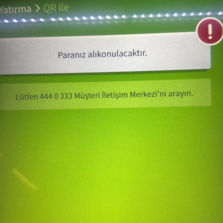 Garanti Bankası ATM Para Sıkışması