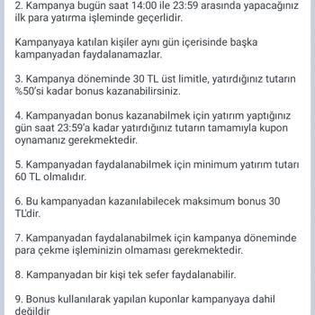 Tuttur Kampanya Detaylarında Belirtilmeyen Şartlar Hakkında Yardım Talebi