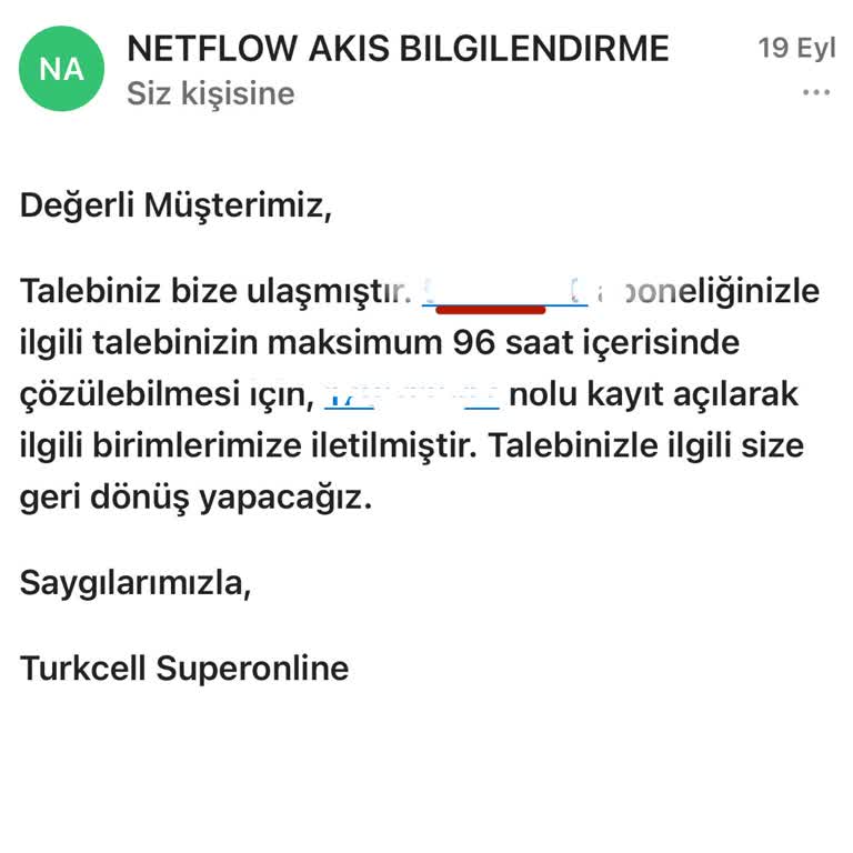 Turkcell Superonline'dan Alacağım Hala Yatmadı!