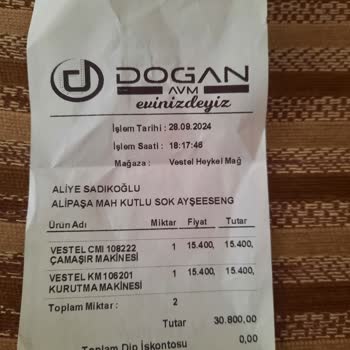 Vestel Heykel Mağazası Doğam AVM
